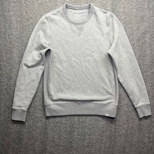 Mack Weldon Sweatshirt Mens Medium Grey Ace Crew Neck French Terry Pullover